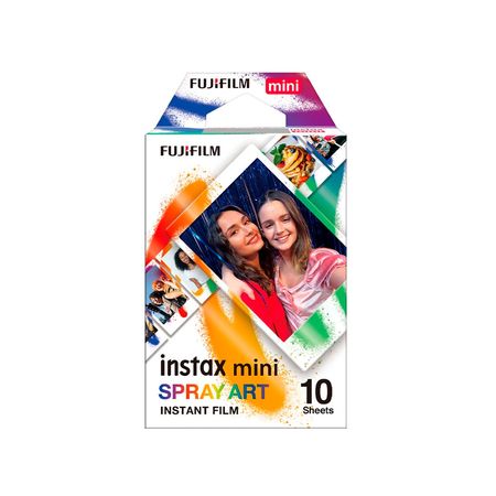 Pack de Pelicula Fujifilm Instax Mini Spray Art x10