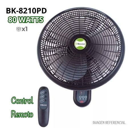 Ventilador De Pared Bossko 16” con Control Remoto BK-8210PD