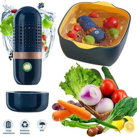 Lavadora desinfectante de Alimentos waterproof IPX7