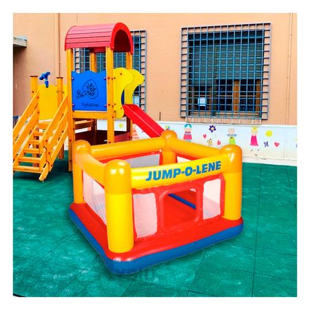 Saltarin Infantil para Fiestas con Tematica de Multicolor