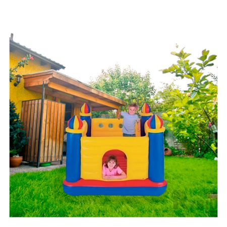 Castillo Inflable Estimulante para Niños de Color Amarillo