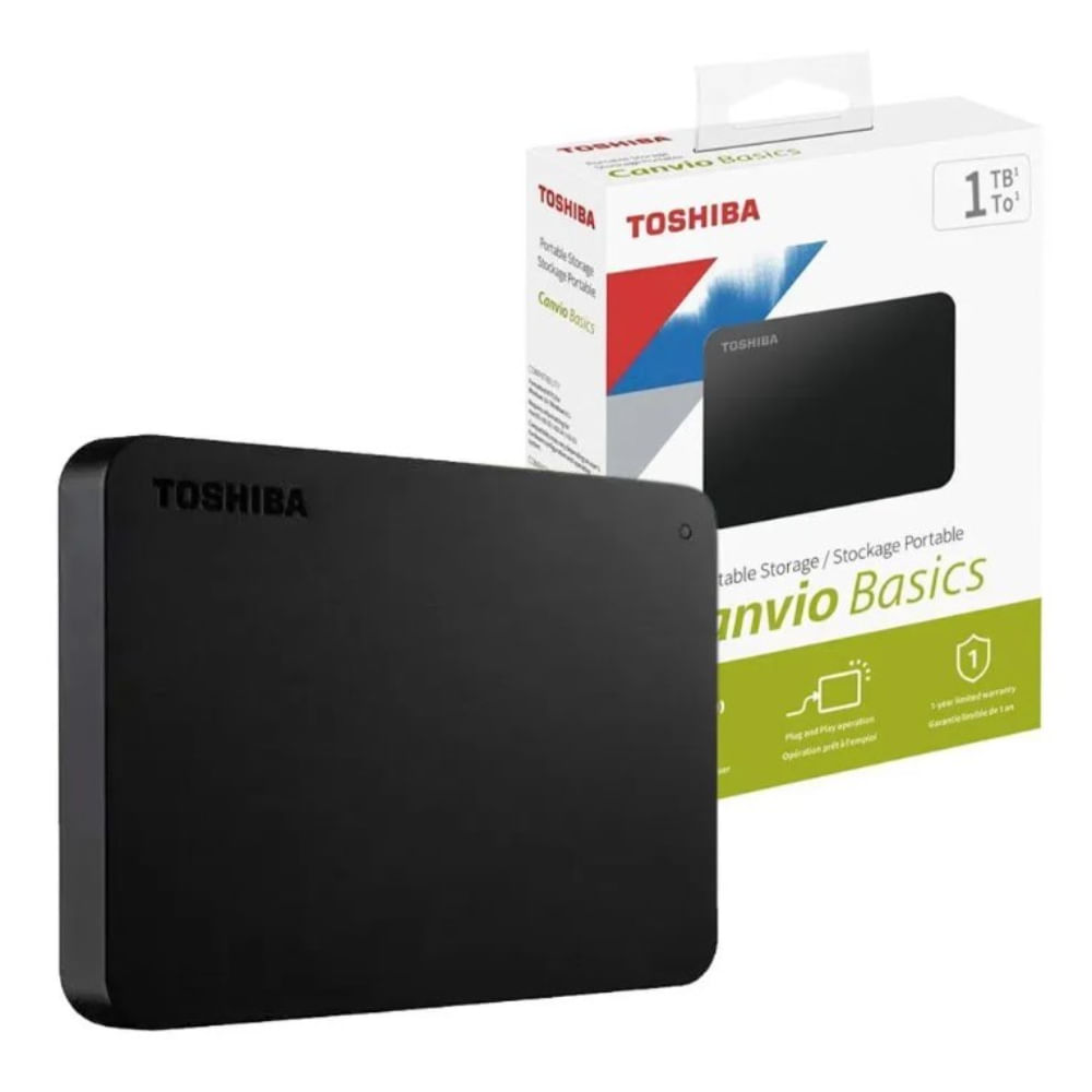Disco Duro Externo Toshiba Canvio Basics 1 TB