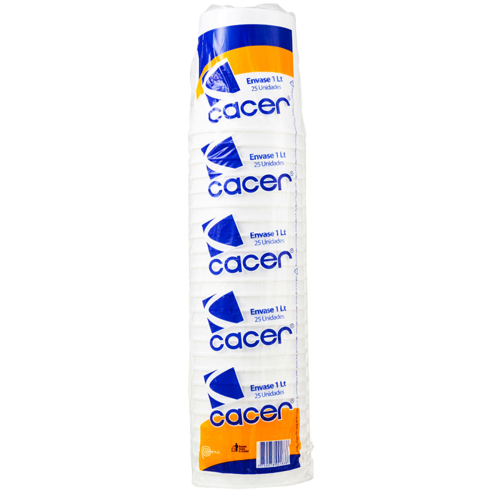 Envase PAMOLSA 1L Cacer Bl Ps 270x130x130mm