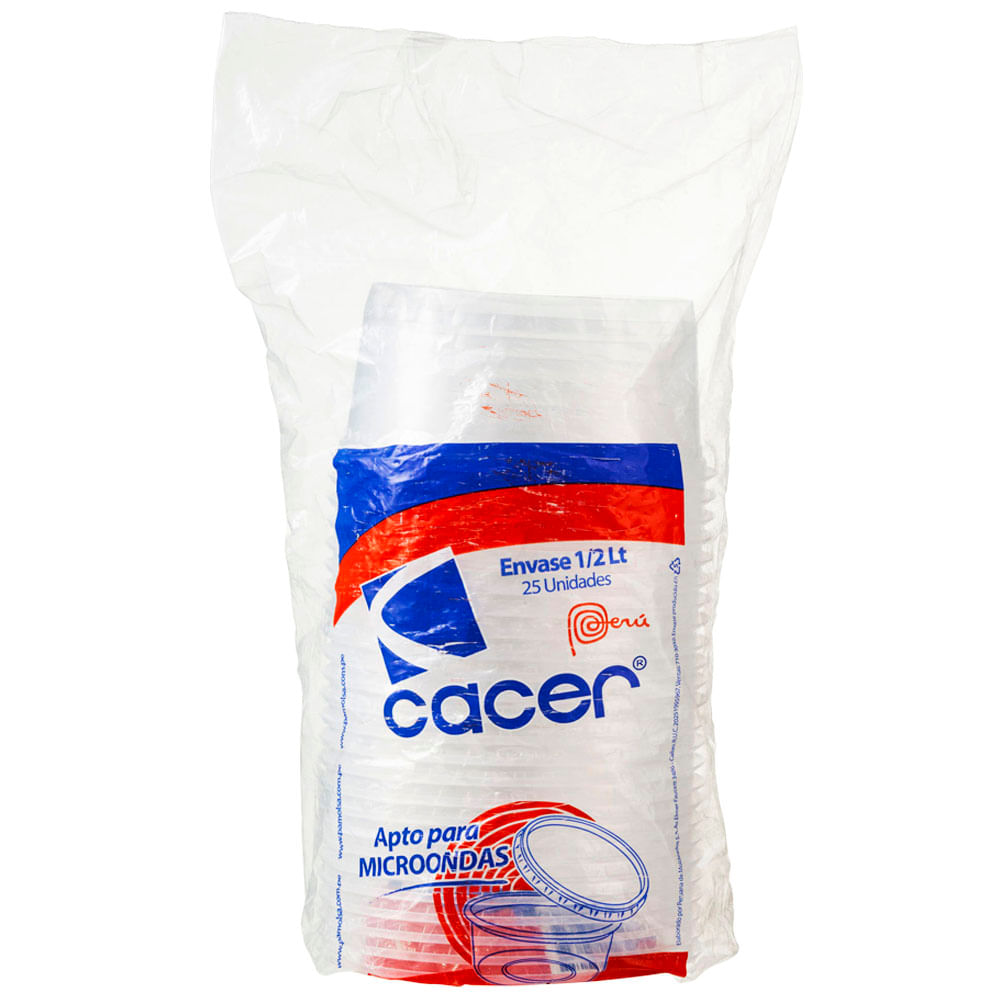 Envase PAMOLSA 500ml Cacer Bl Ps 230x130x125mm