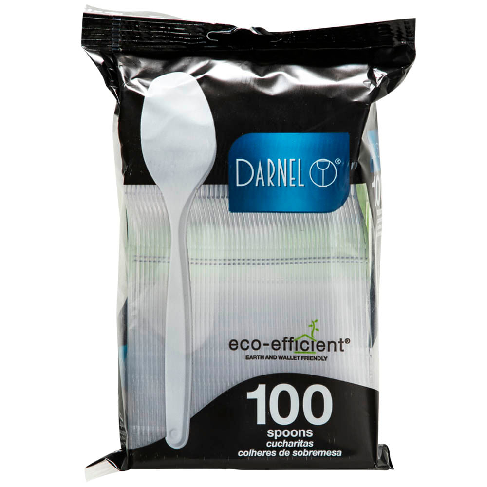 Cuchara Dulcera DARNEL Cristal 14.6cm Paquete 100un 50x50x10mm