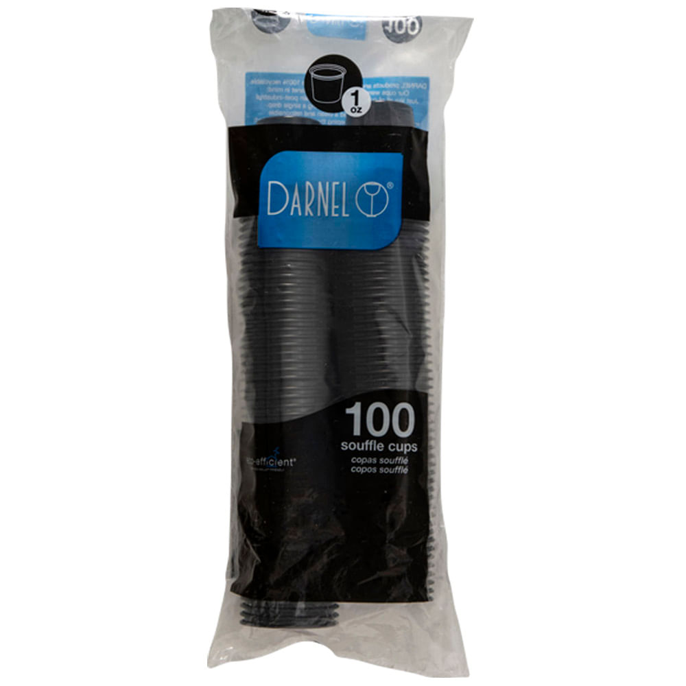 Ajicero DARNEL Negro 1Oz Paquete 100un 50x50x50mm