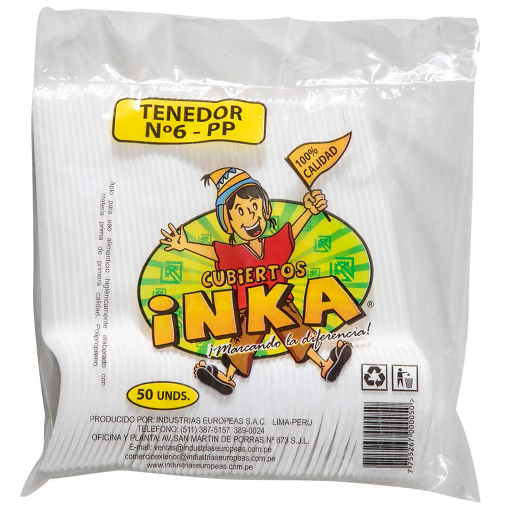 Tenedor INKA N°6 30x160x165mm