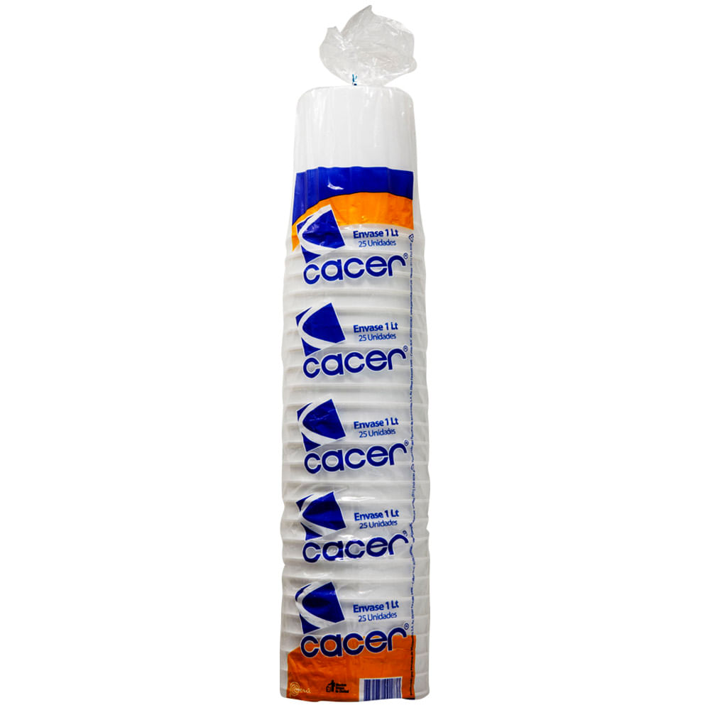 Envase Circular 1L PAMOLSA Paquete 25un