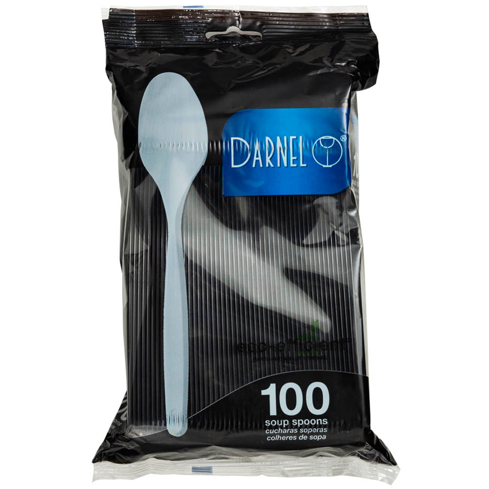 Cuchara Sopera DARNEL PERÚ Negro Paquete 100un 50x50x50mm