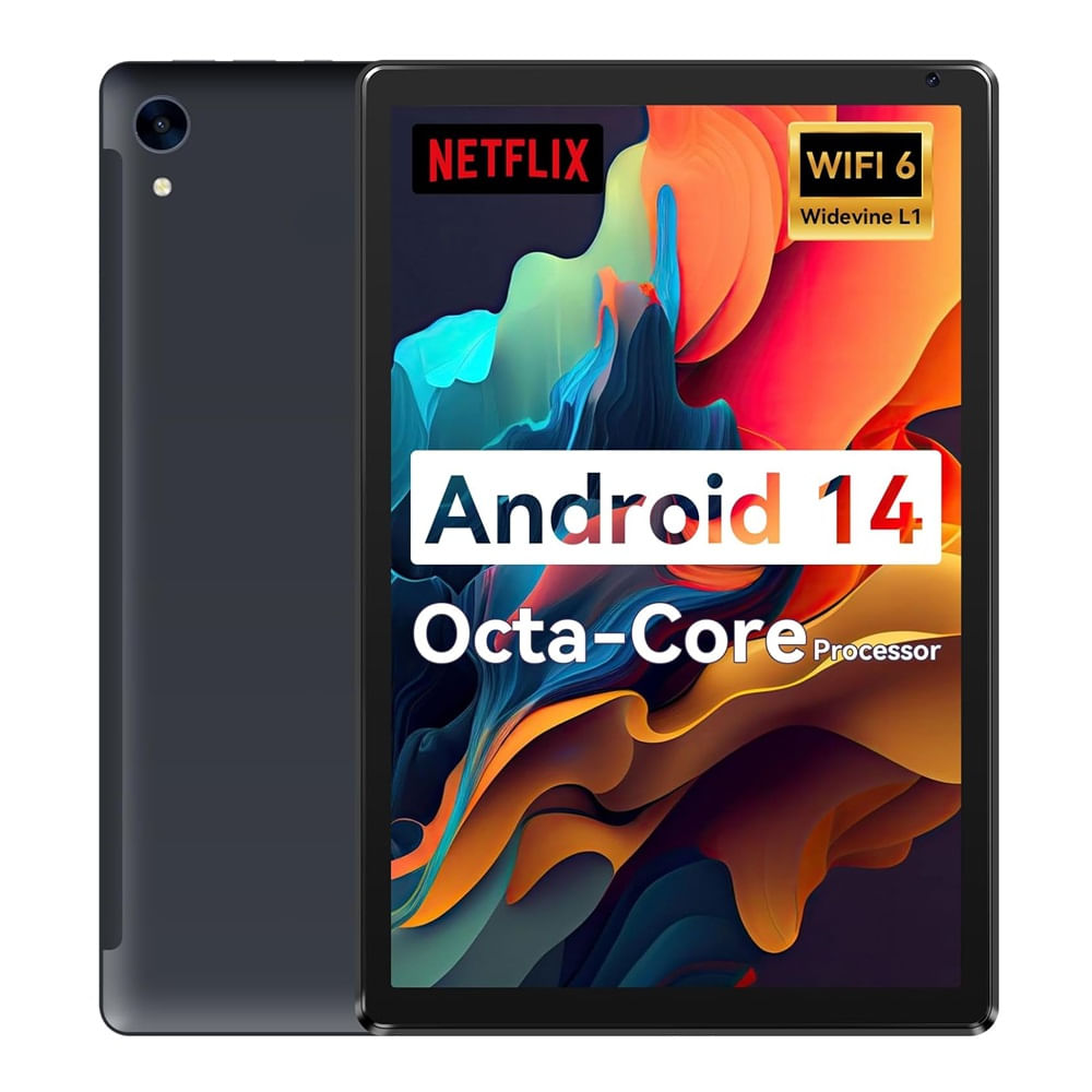 Tablet Urao C107 128GB 10GB Negro