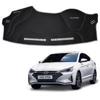 Protector de Tablero Para  HYUNDAI ELANTRA 2018-2020 en Tacto Cuero - Protección y Estilo Superior