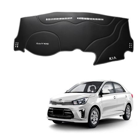 Protector de Tablero Para KIA SOLUTO 2019 - 2022 en Tacto Cuero - Protección y Estilo Superior
