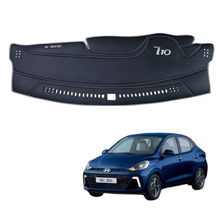 Protector de Tablero Para  HYUNDAI GRAND I10 2024 en Tacto Cuero - Protección y Estilo Superior