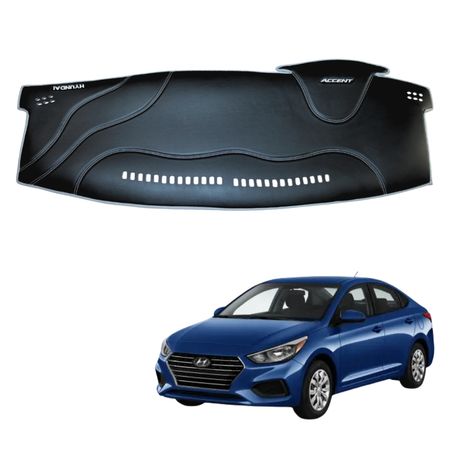 Protector de Tablero Para  HYUNDAI ACCENT 2022 en Tacto Cuero - Protección y Estilo Superior