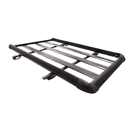 Parrilla Porta Equipaje de 120 cm Plana en Aluminio - Color Negro