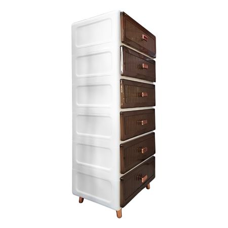 Organizador Plastico Mueble Puerta Cobrizado (6 Niveles) - 5441