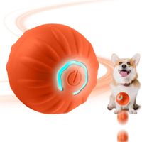 Pelota Interactiva para Perros Juguete de Rebote Naranja d5.2