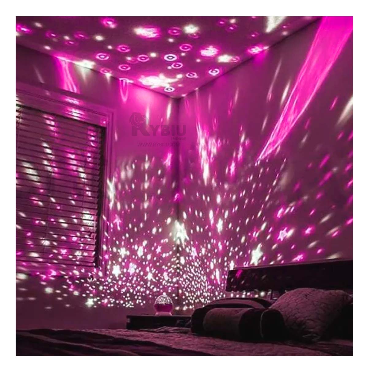 Proyector Moderno de Galaxia para Niños Color Fucsia