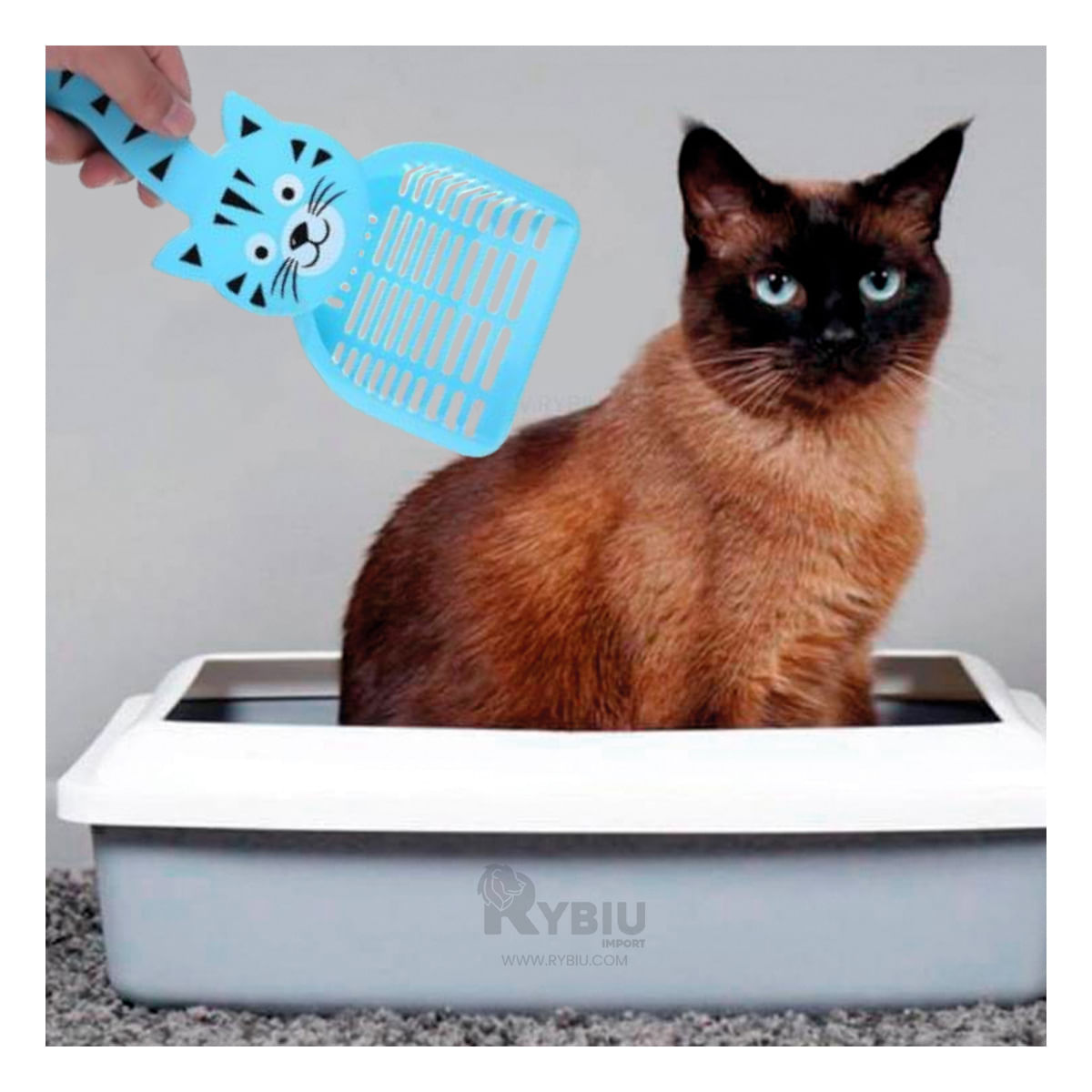 Pala Ligera de Deposiciones en Color Azul Y+Papel de Regalo