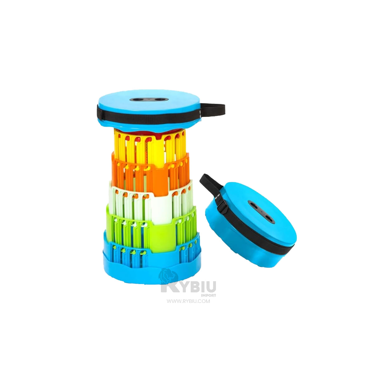 Silla Flexible y Duradero en Tono Multicolor Y+Stickers