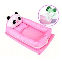 Cama Cuna Portátil Multifunción Panda Rosado