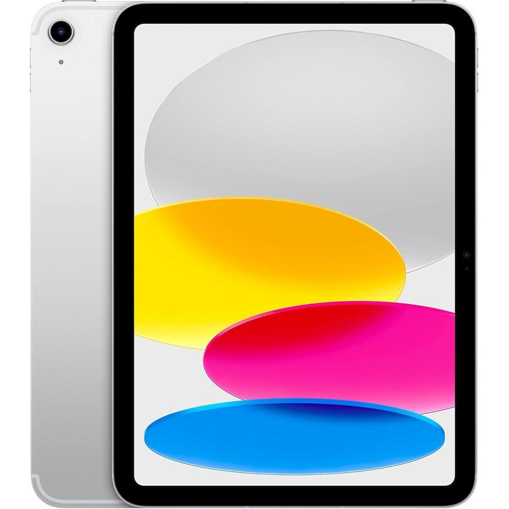 iPad 10th Gen. 10.9"" 256GB Wi-Fi+Cellular Silver Chip A14 Bionic 2022