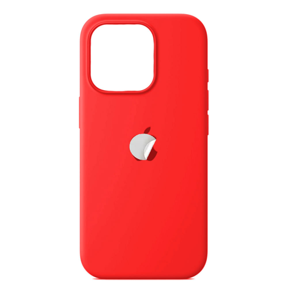 Case Silicona Para iPhone 16 Pro Max Rojo