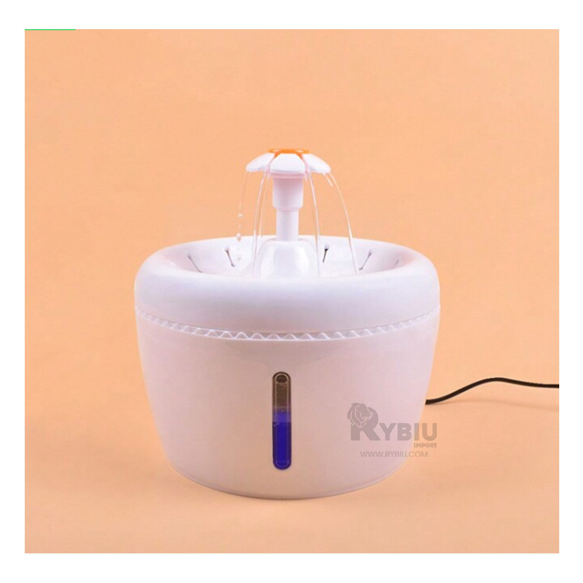 Bebedero de Forma Circular Color Blanco Y+Post-it Adhesivos