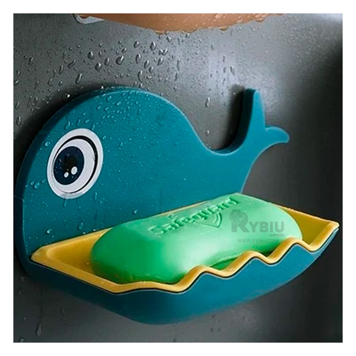 Jabonera Ergonomica en Forma de Animal de Azul Y+Agendita