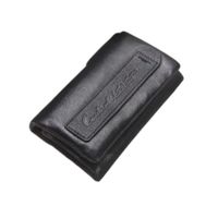 Billetera Monedero Porta Llaves de Cuero Negro