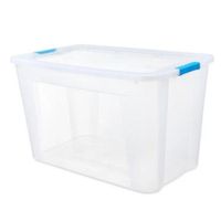 Caja de Plastico Super Fuerte Hercules Transparente