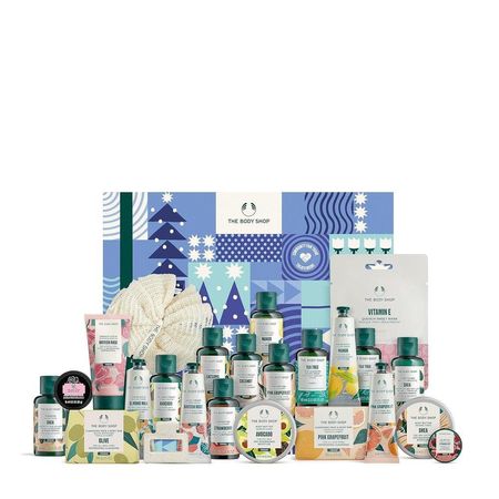 Calendario de Adviento de belleza con 24 sorpresas de The Body Shop