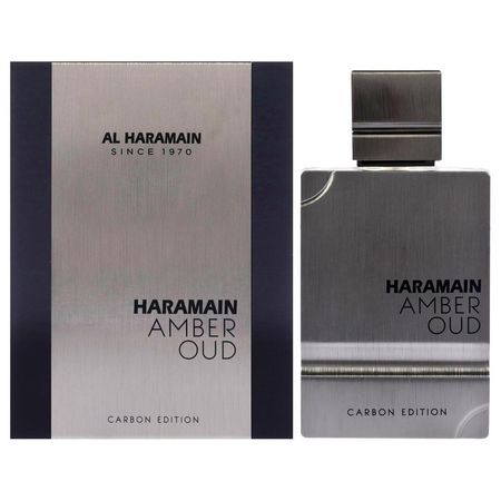 Al Haramain Amber Oud Carbono EDP para hombre con aroma fresco