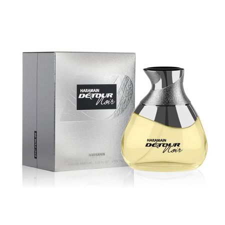 Detour Noir Unisex EDP, fragancia amaderada y especiada, toques cítricos