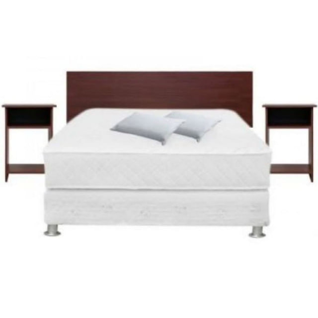 Box Tarima 2 PLZ Mobiliari Aramis + Colchón y 2 Veladores