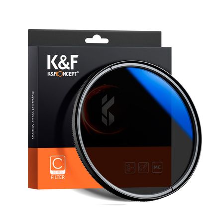 Filtro Polarizado CPL - Slim - Multi Coated - K&F Concept - 52mm