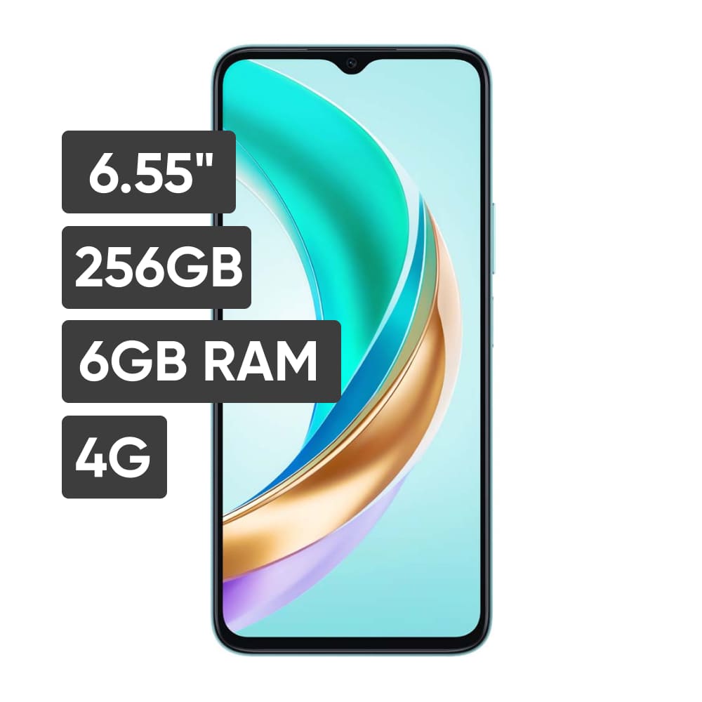 Smartphone HONOR X6B 6.55"" 6GB 256GB 50MP+2MP Ocean Cyan