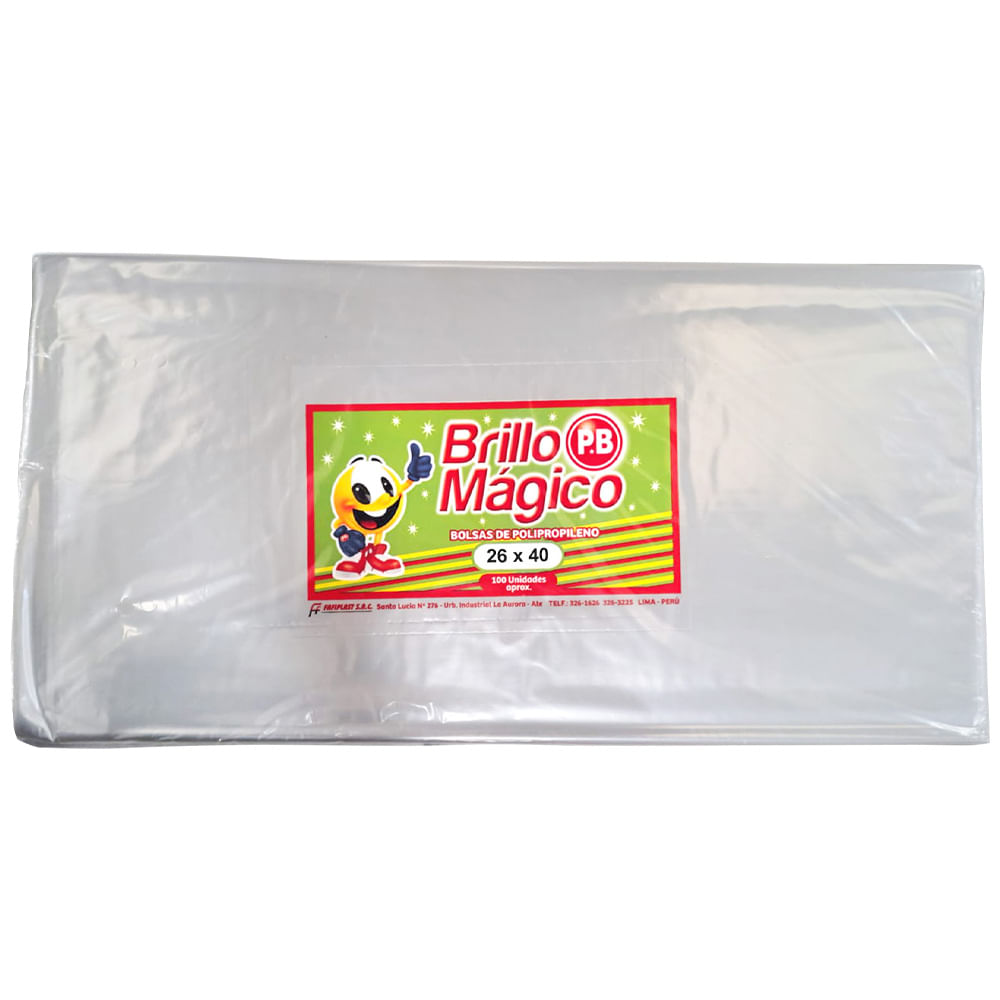 Bolsa Brillo Mágico PB 26X40