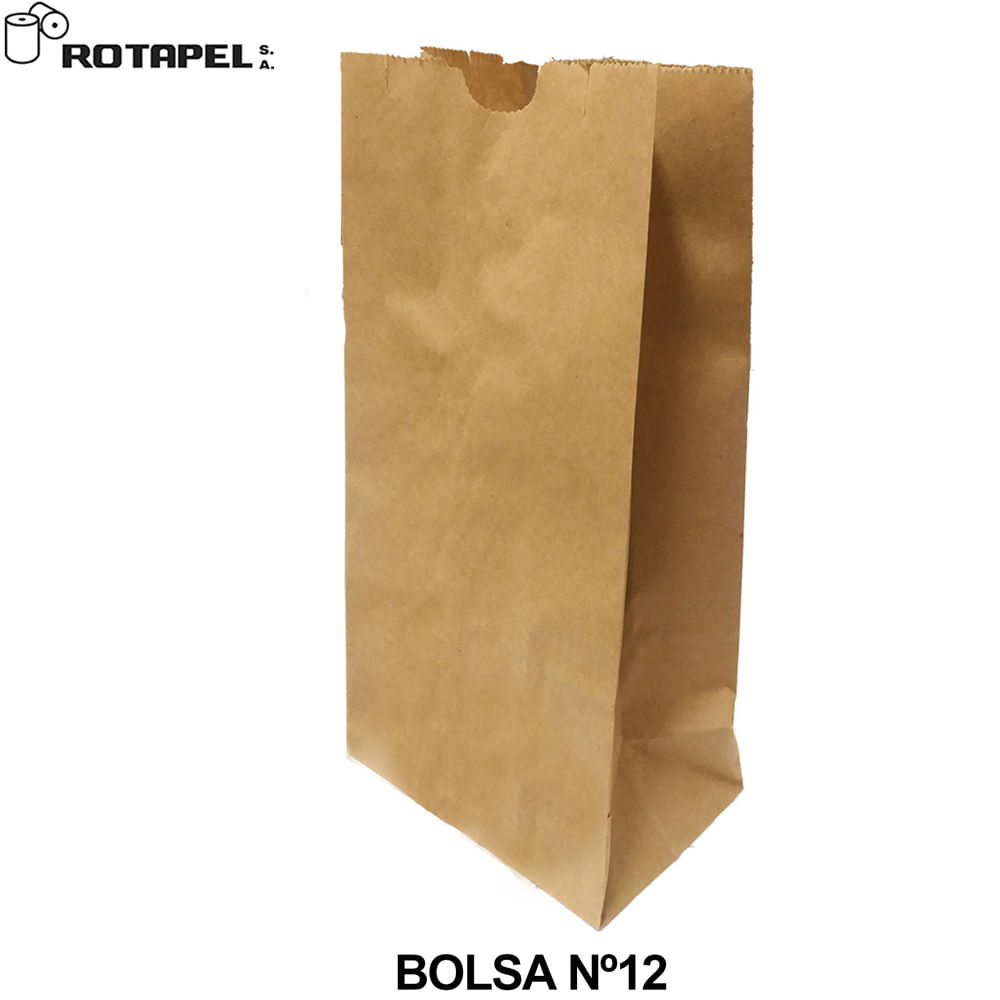 Bolsas de Papel Kraft ARO #12 100un