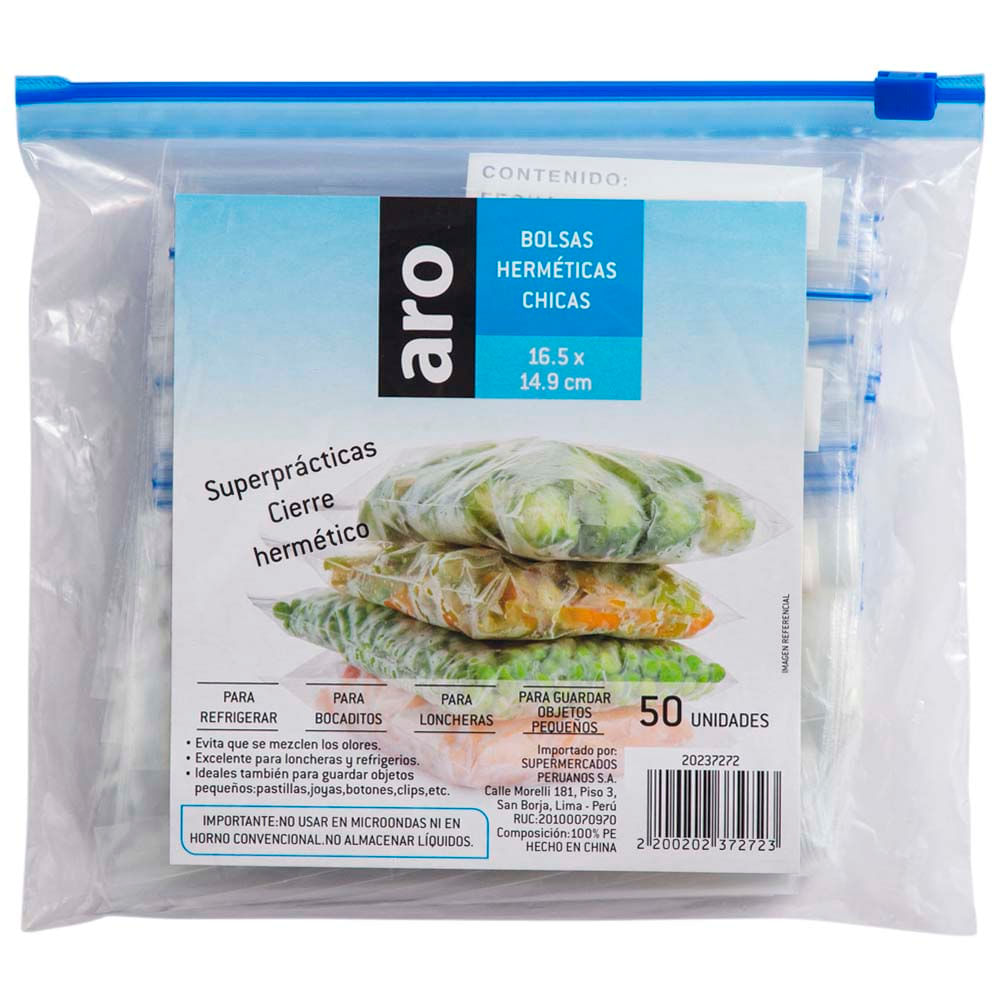 Bolsas Herméticas ARO Chica x50un