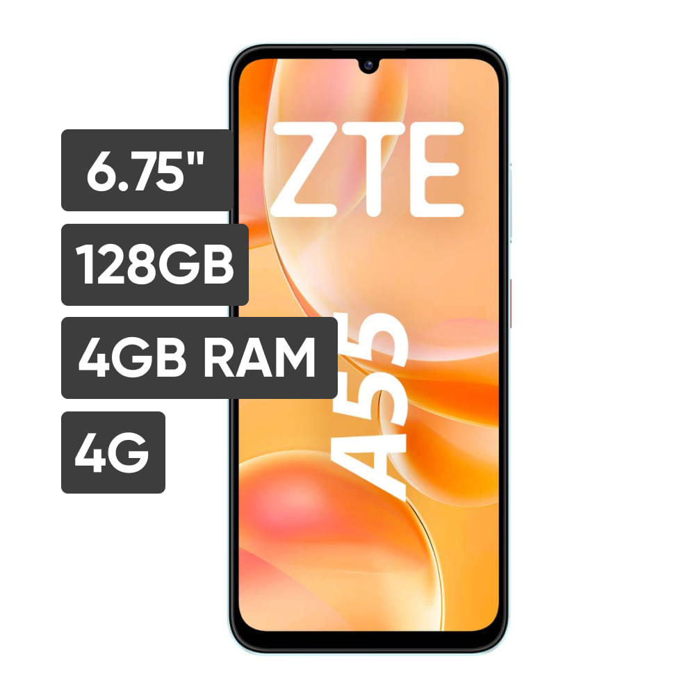 Smartphone ZTE A55 6.75"" 4GB 128GB 13MP Azul