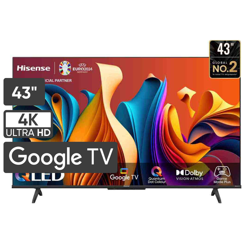 Televisor HISENSE QLED 43"" UHD 4K Smart TV 43Q6N