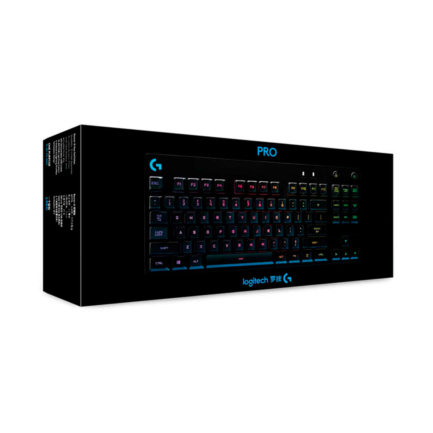 Teclado Logitech Pro Keyboard Rgb Usb Black
