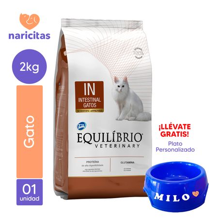 Alimento para Gato Equilibrio Veterinary Adulto Problemas Intestinales 2Kg