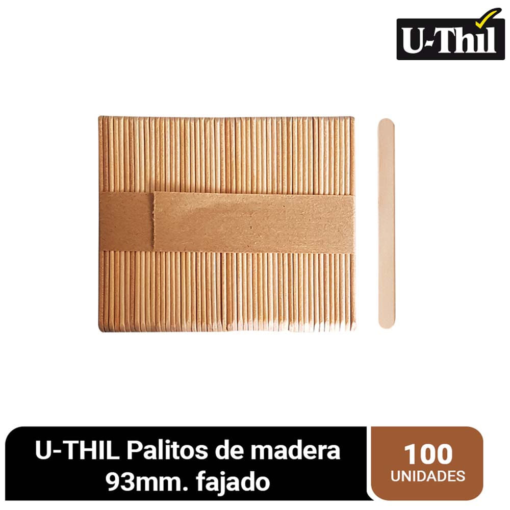 Palitos de Madera UTHIL 9.3cm 21x103x95mm