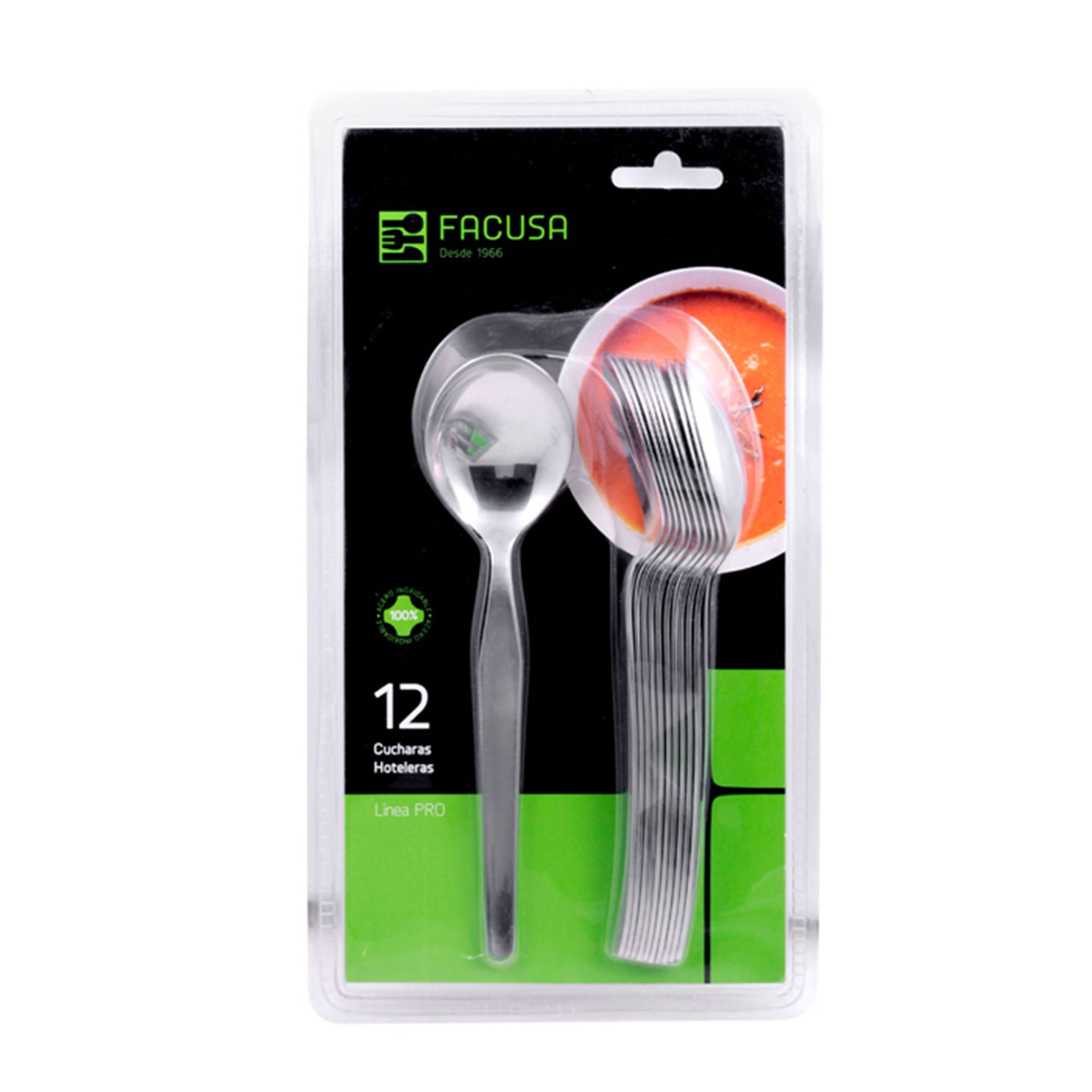 Cuchara de Mesa FACUSA Horeca Mod.510X12un 35x105x250mm