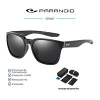 Lentes de sol Paranoid - Sprint - Polarizados UV400 - Negro