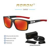 Lentes de sol Aoron - Sniper - Polarizados UV400 - Naranja
