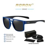 Lentes de sol Aoron - Grand - Polarizados UV400 - Negro