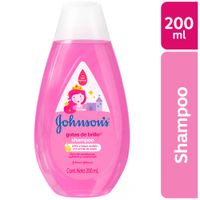 Shampoo para Bebé JOHNSON'S BABY Gotas de Brillo Frasco 200ml